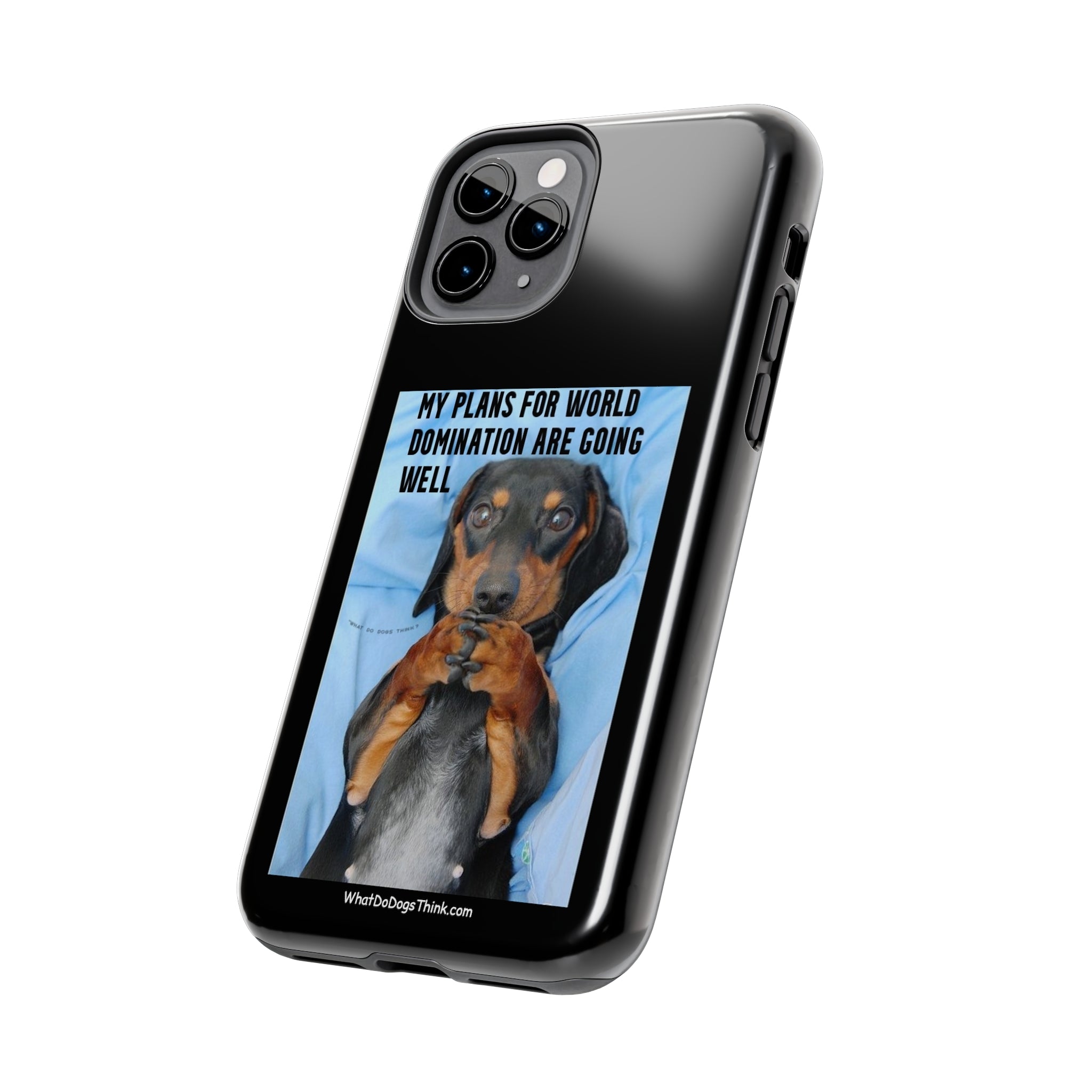 World Domination    Black Tough Phone Cases