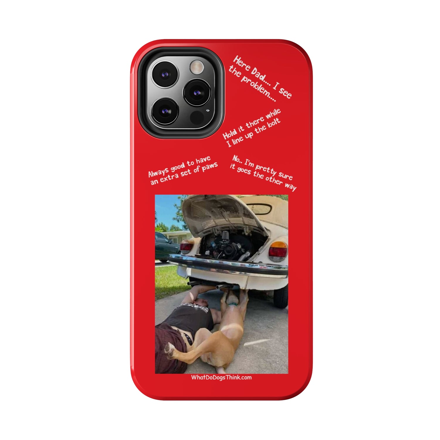 Bug Helper Compilation   Red Tough Phone Cases