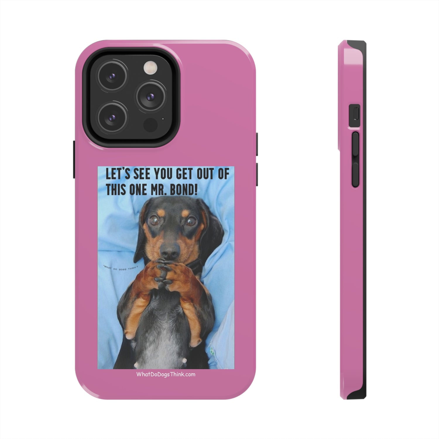 Mr Bond    Pink Tough Phone Cases