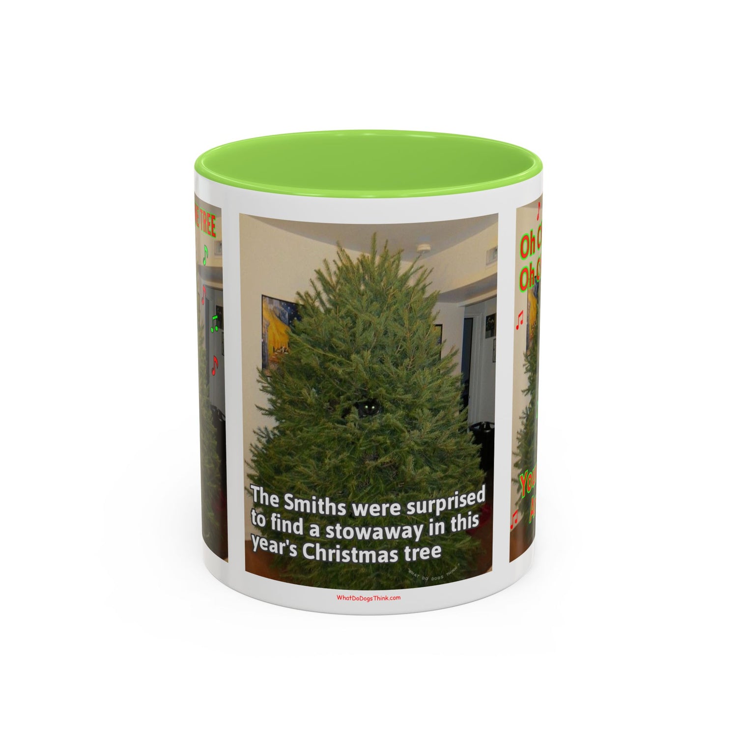 Christmas Tree Cat Mug