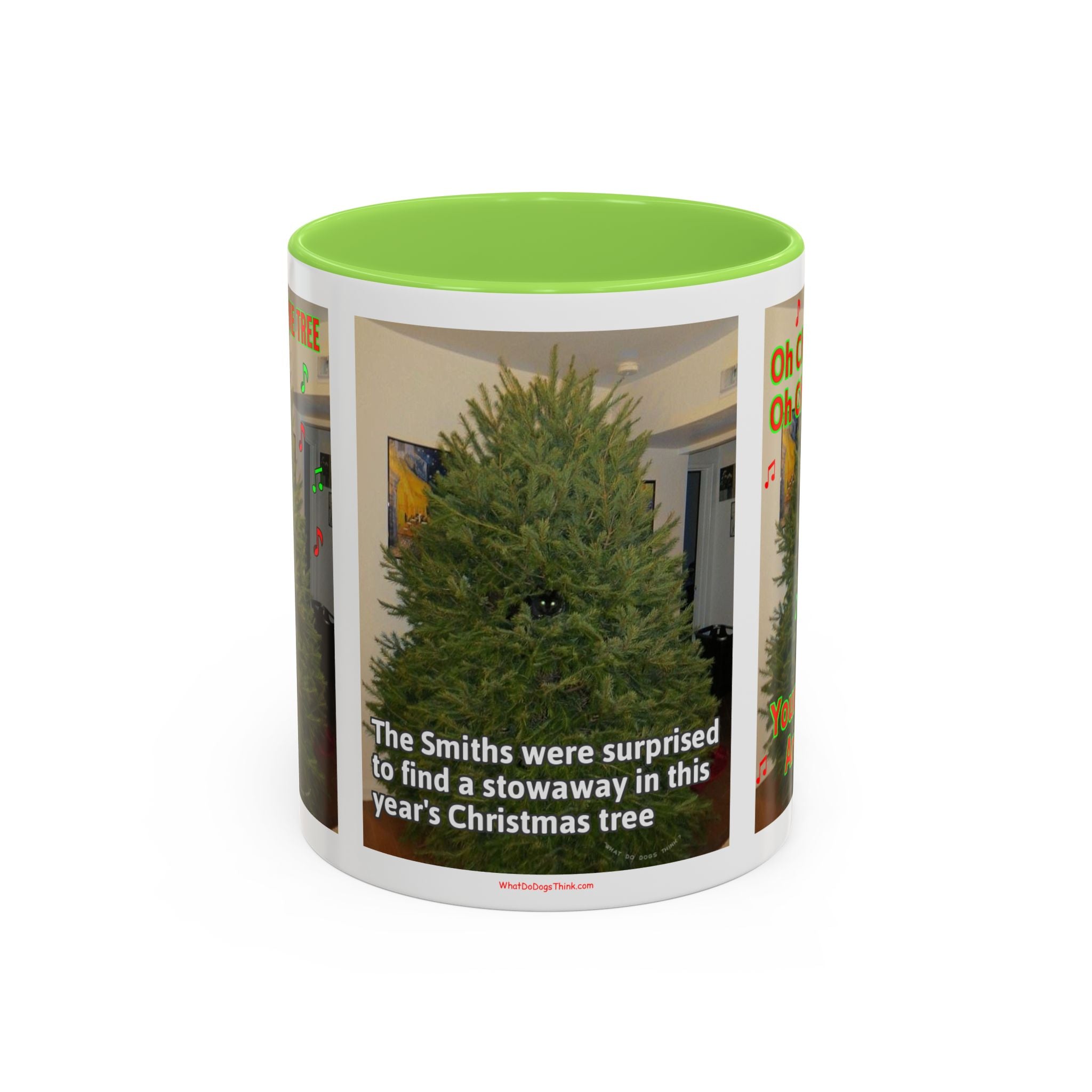 Christmas Tree Cat Mug