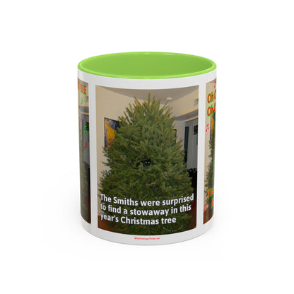 Christmas Tree Cat Mug