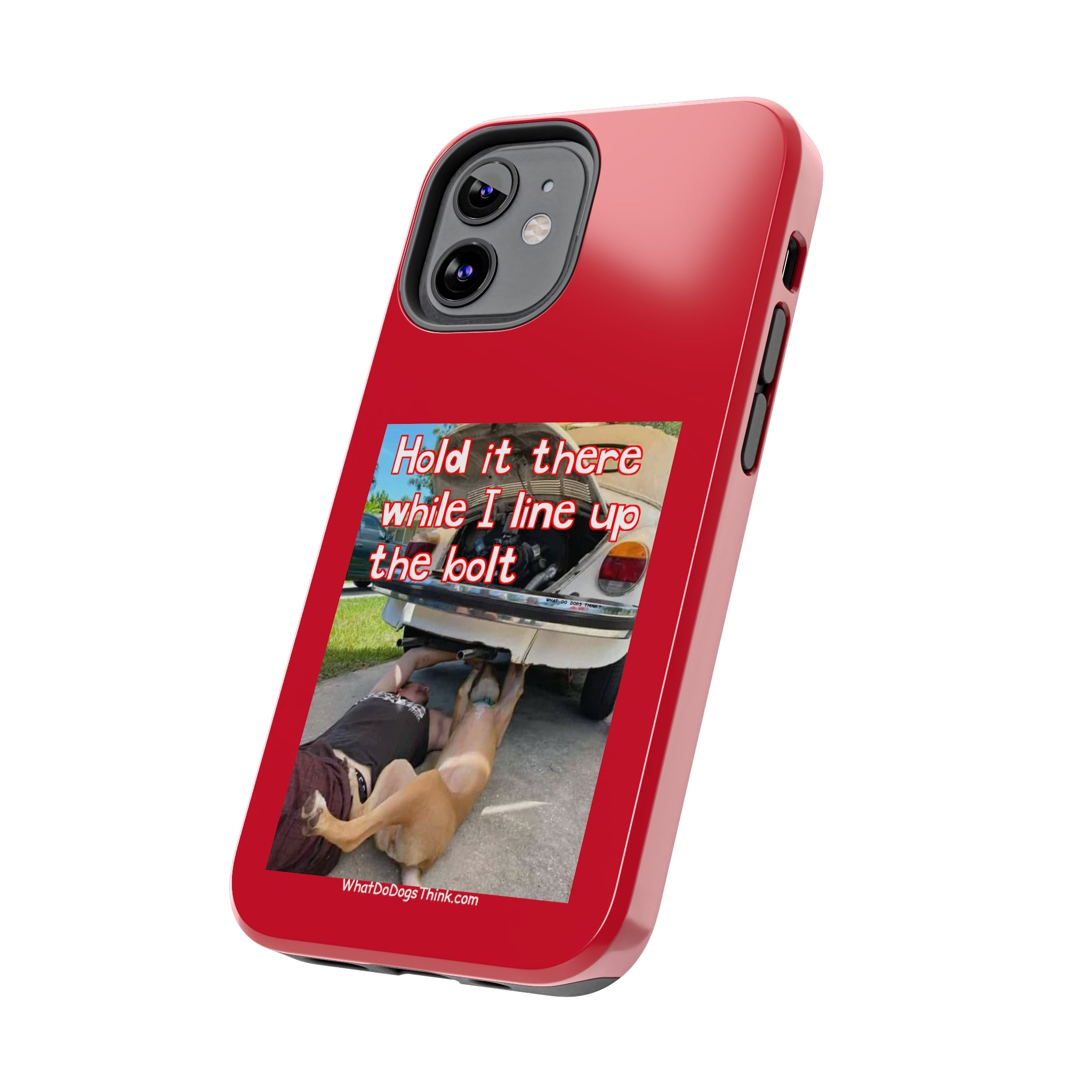 Hold it   Red Tough Phone Cases