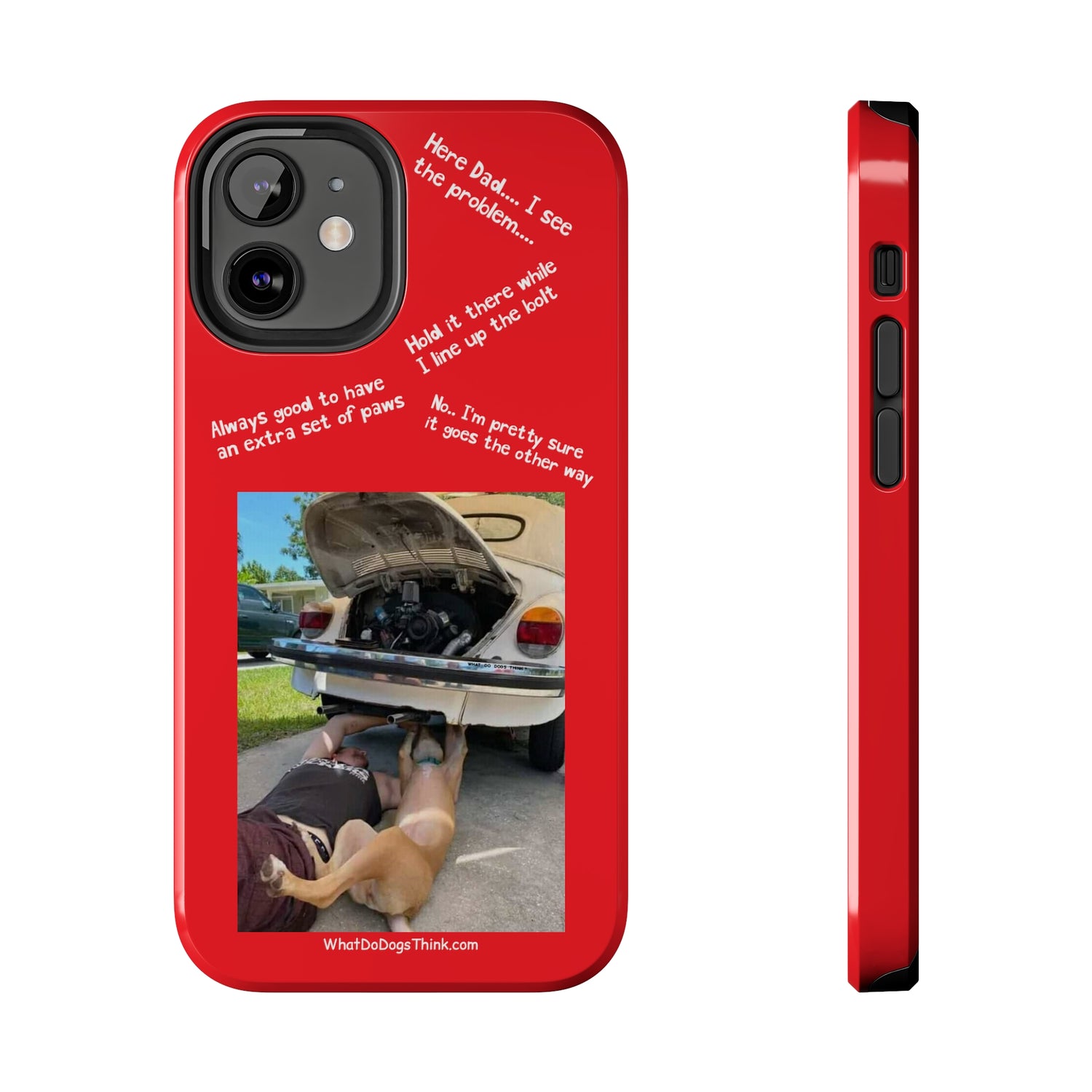 Bug Helper Compilation   Red Tough Phone Cases