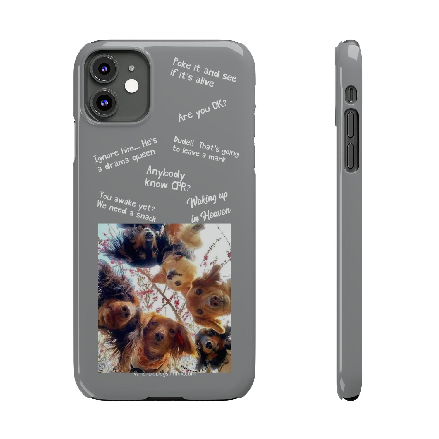 Are You OK?  Compilation    Grey Slim Phone Cases