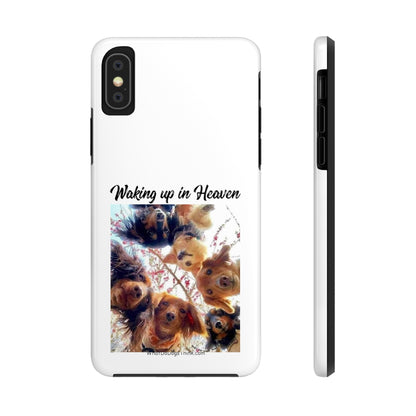 Waking Up in Heaven   White Tough Phone Cases