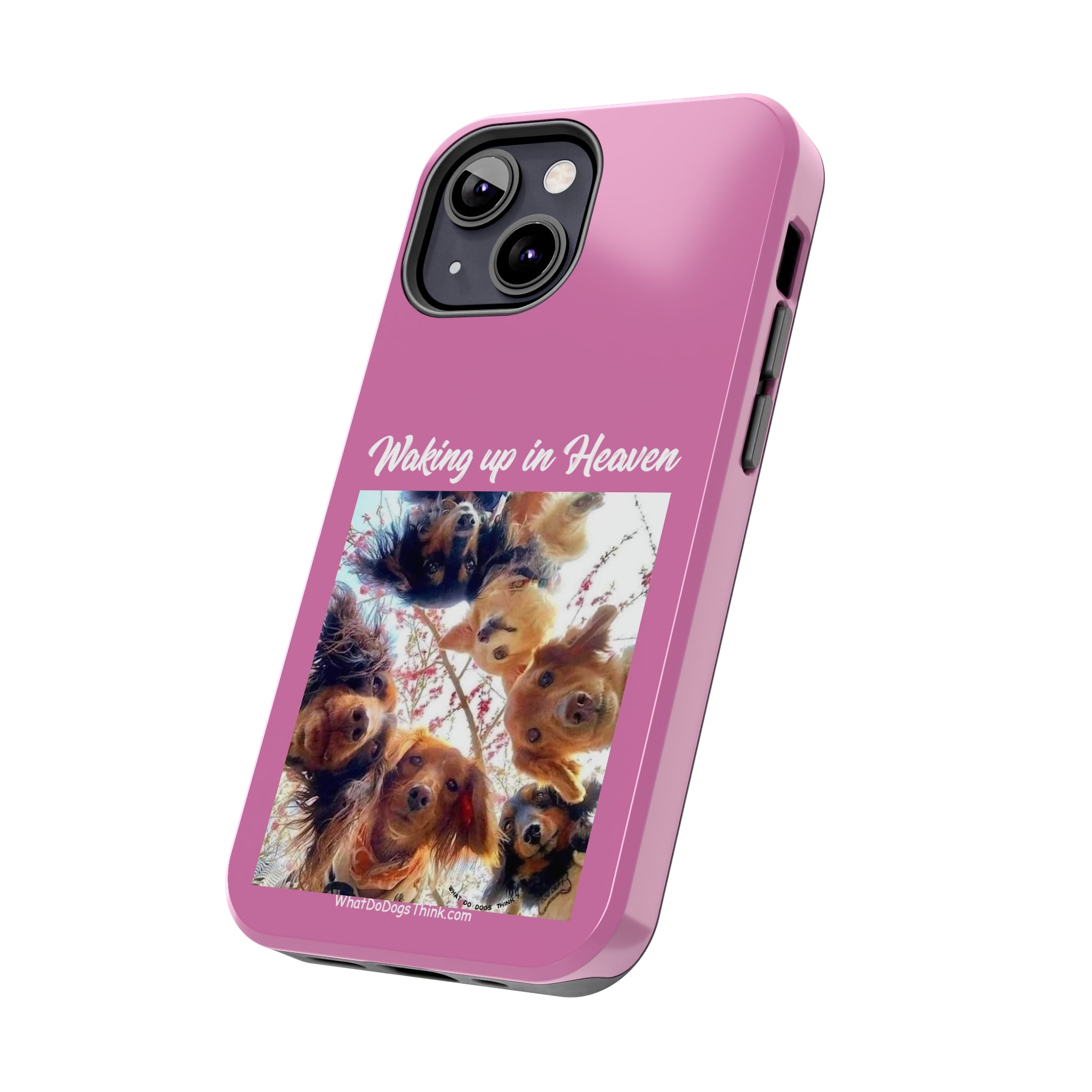 Waking Up in Heaven   Pink Tough Phone Cases