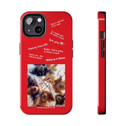 Are you OK? Compilation  Red Tough Phone Cases