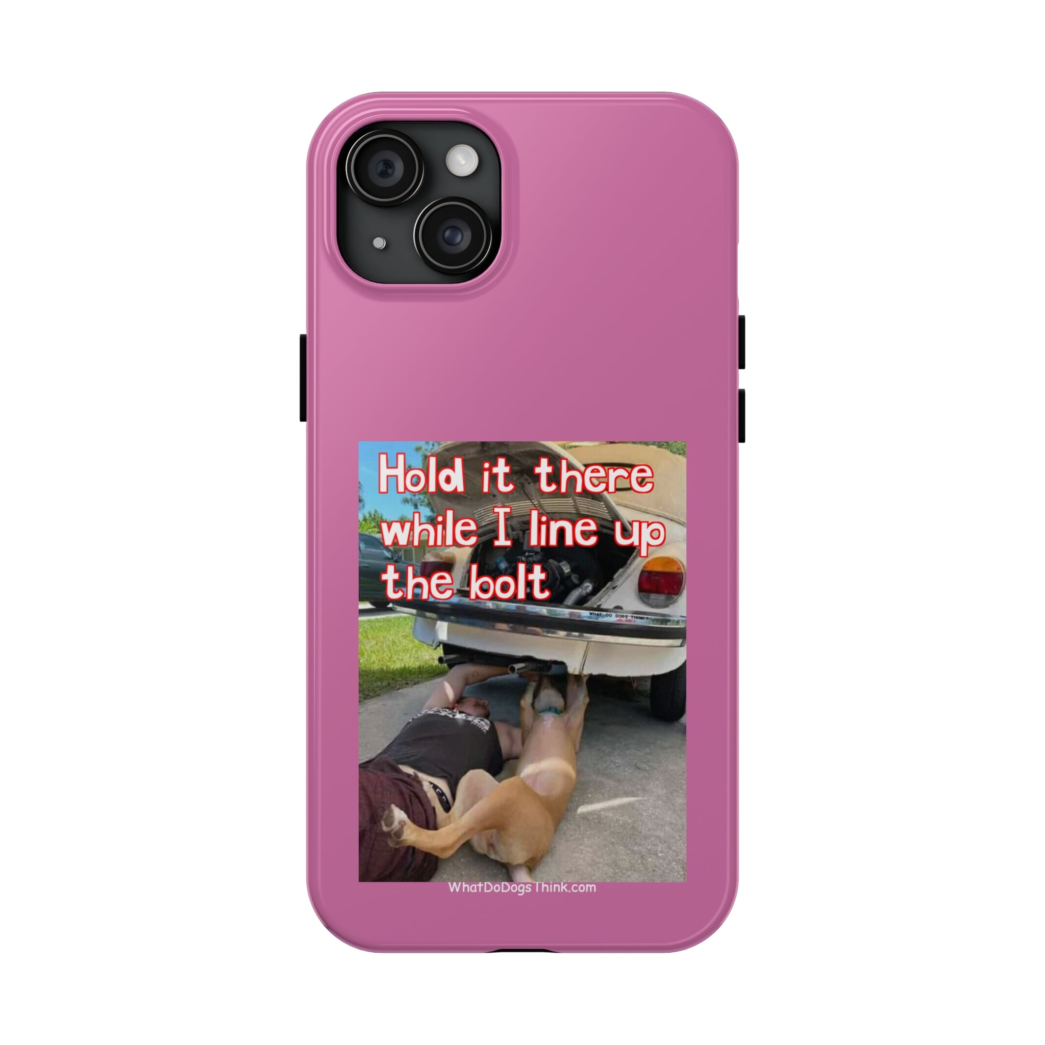 Hold it   Pink Tough Phone Cases