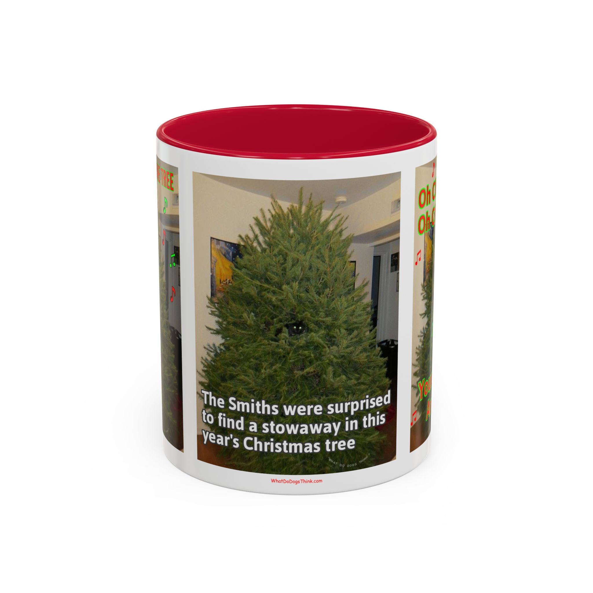 Christmas Tree Cat Mug