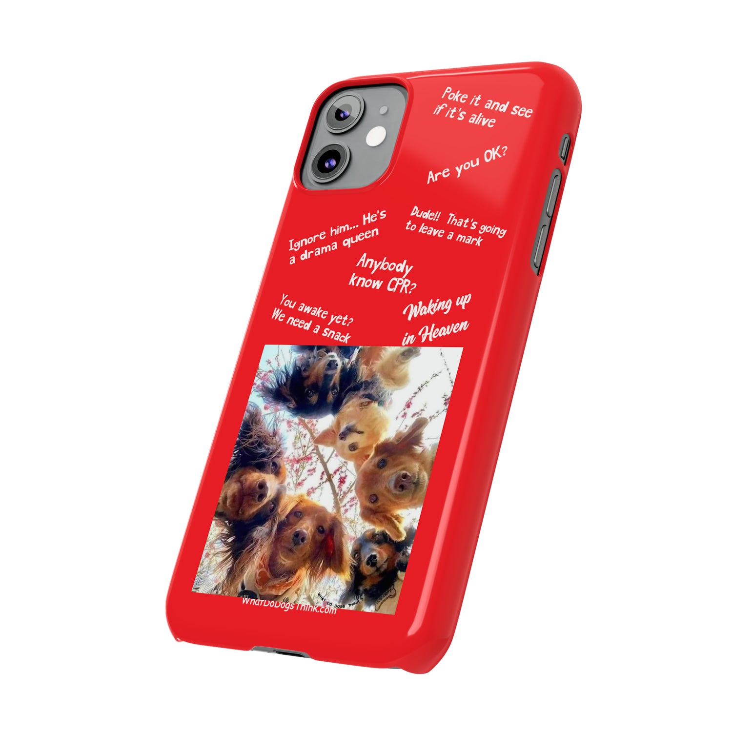 Are You OK?  Compilation    Red Slim Phone Cases