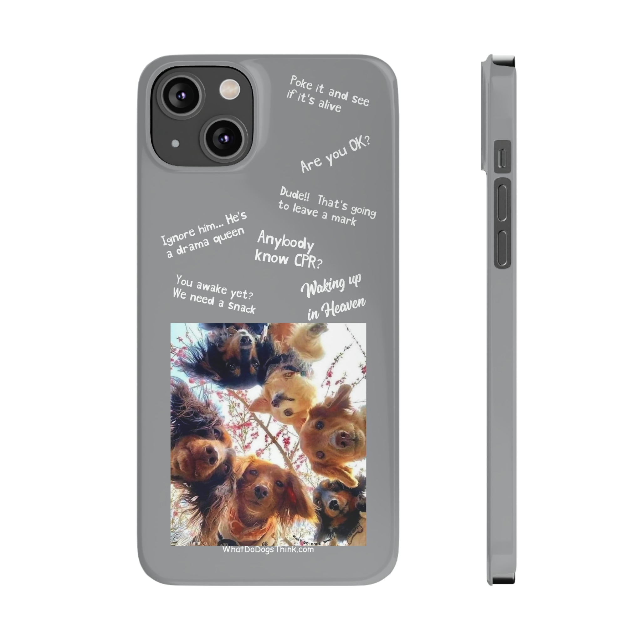 Are You OK?  Compilation    Grey Slim Phone Cases