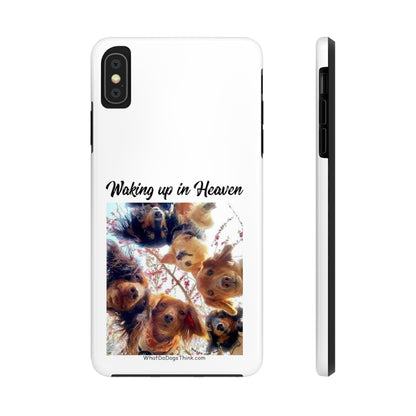 Waking Up in Heaven   White Tough Phone Cases