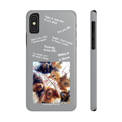 Are You OK?  Compilation    Grey Slim Phone Cases