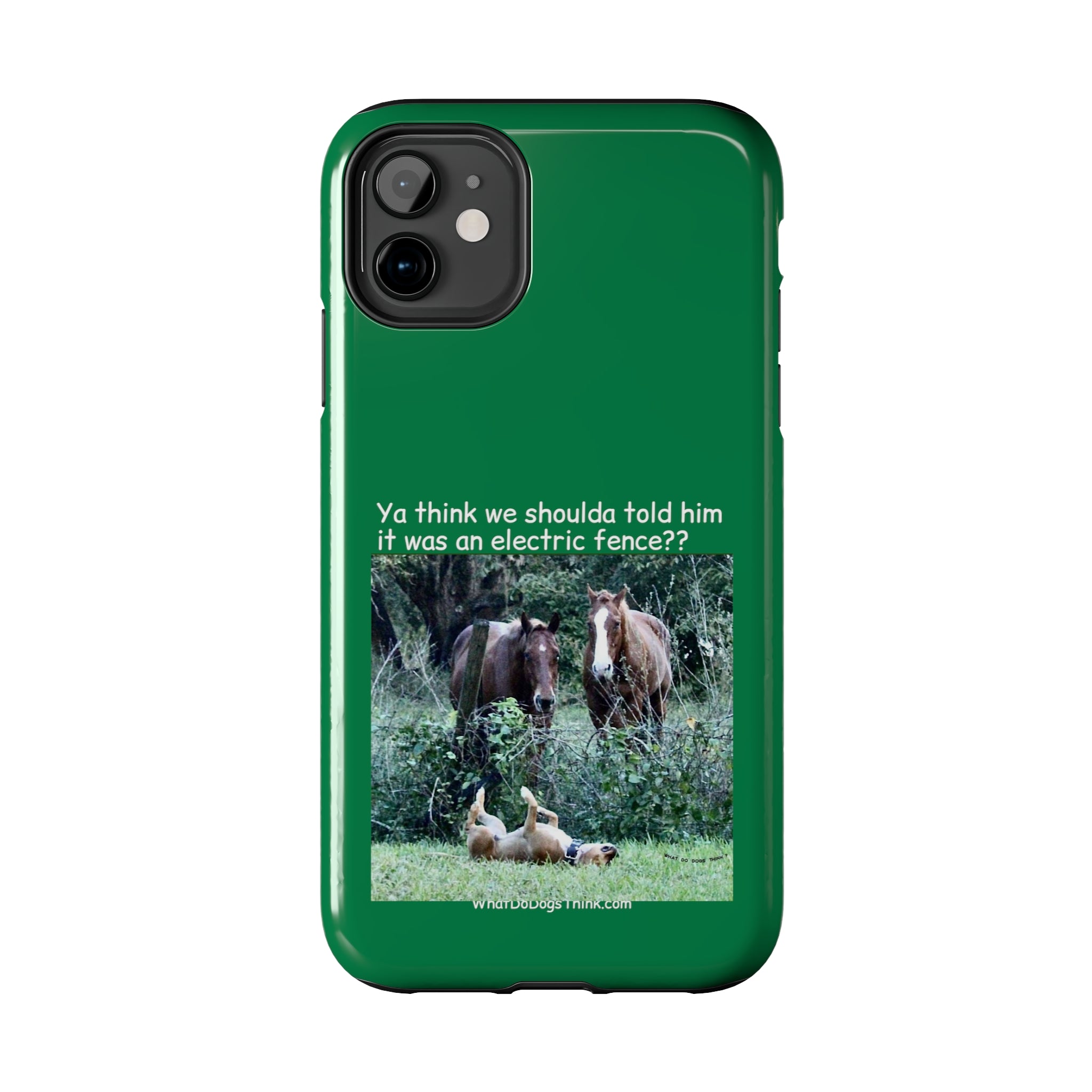 Electric Fence   Green Tough Phone Cases