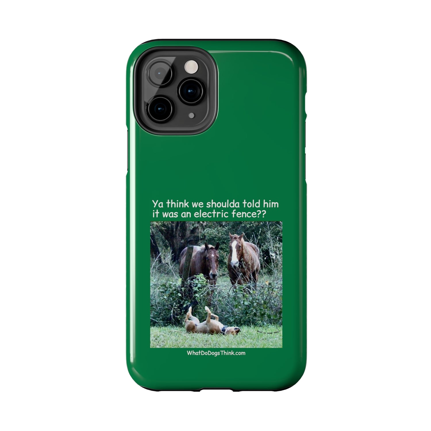 Electric Fence   Green Tough Phone Cases