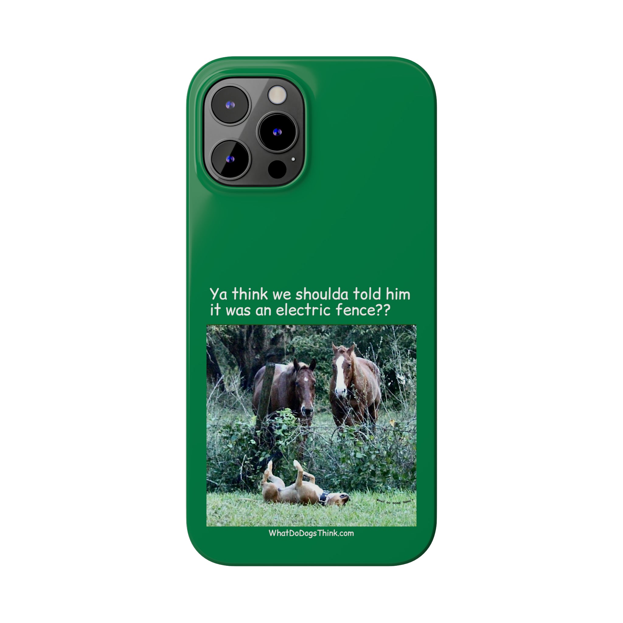 Electric Fence      Green Slim Phone Case