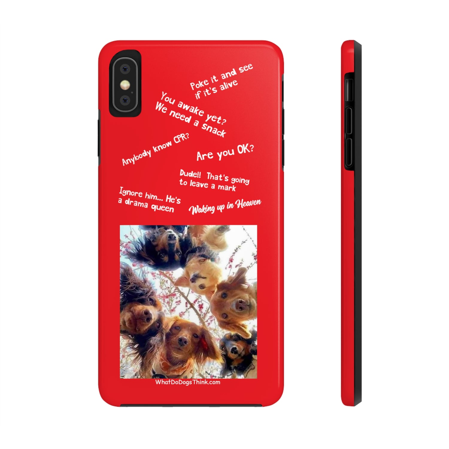 Are you OK? Compilation  Red Tough Phone Cases