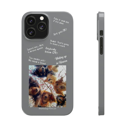 Are You OK?  Compilation    Grey Slim Phone Cases