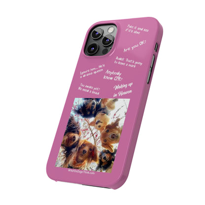 Are You OK?  Compilation    Pink Slim Phone Cases