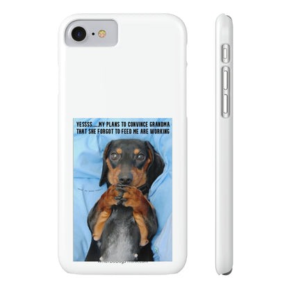 Grandma     White Slim Phone Cases