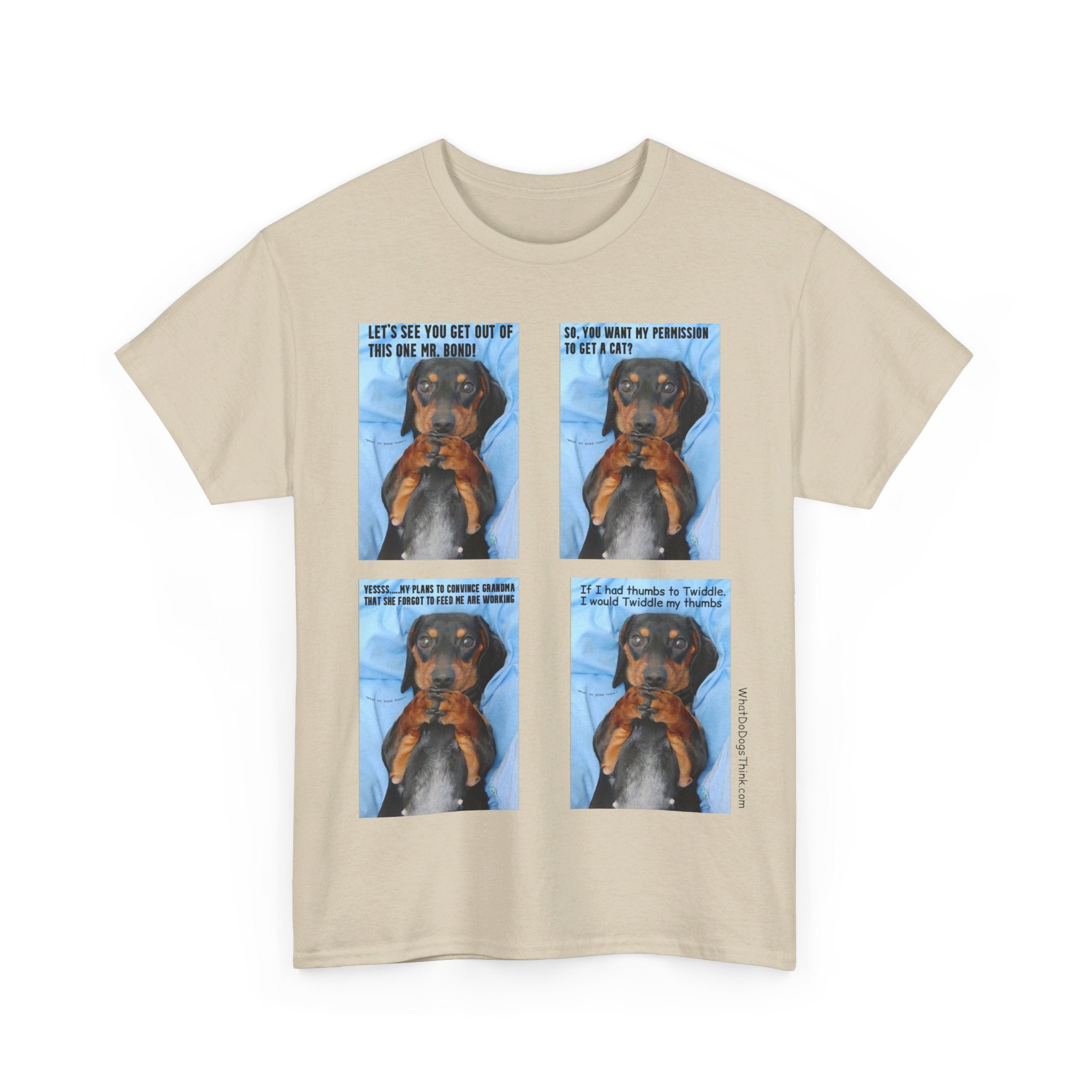 Devious Dachshund  T shirt 