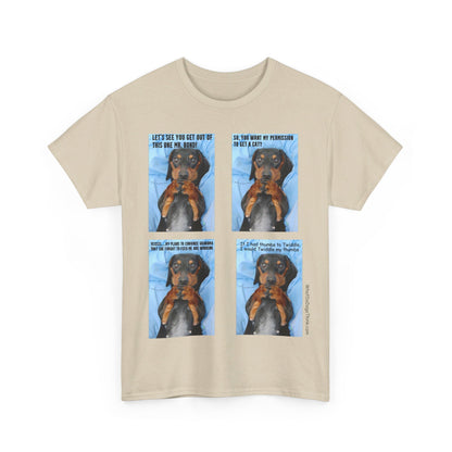 Devious Dachshund  T shirt 