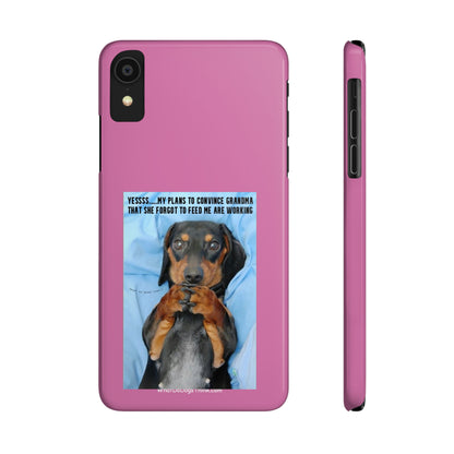 Grandma    Pink Slim Phone Cases