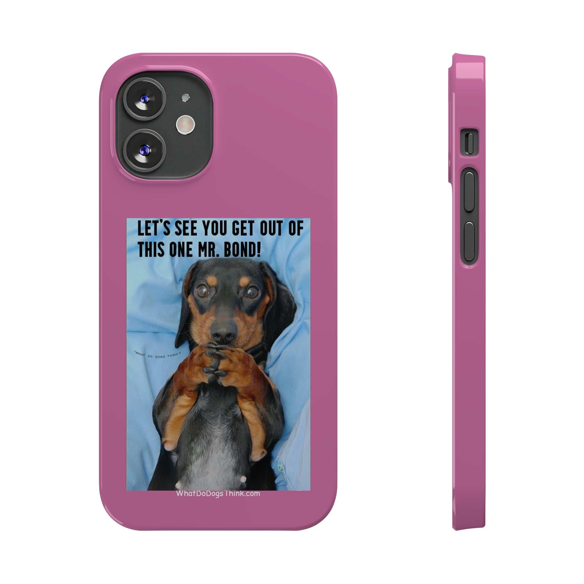 Mr. Bond    Pink Slim Phone Cases