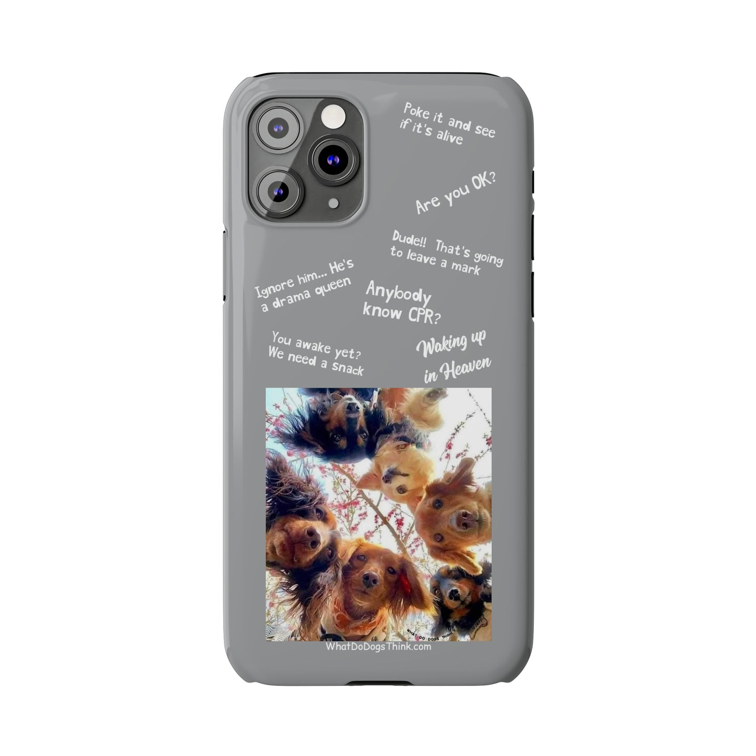 Are You OK?  Compilation    Grey Slim Phone Cases