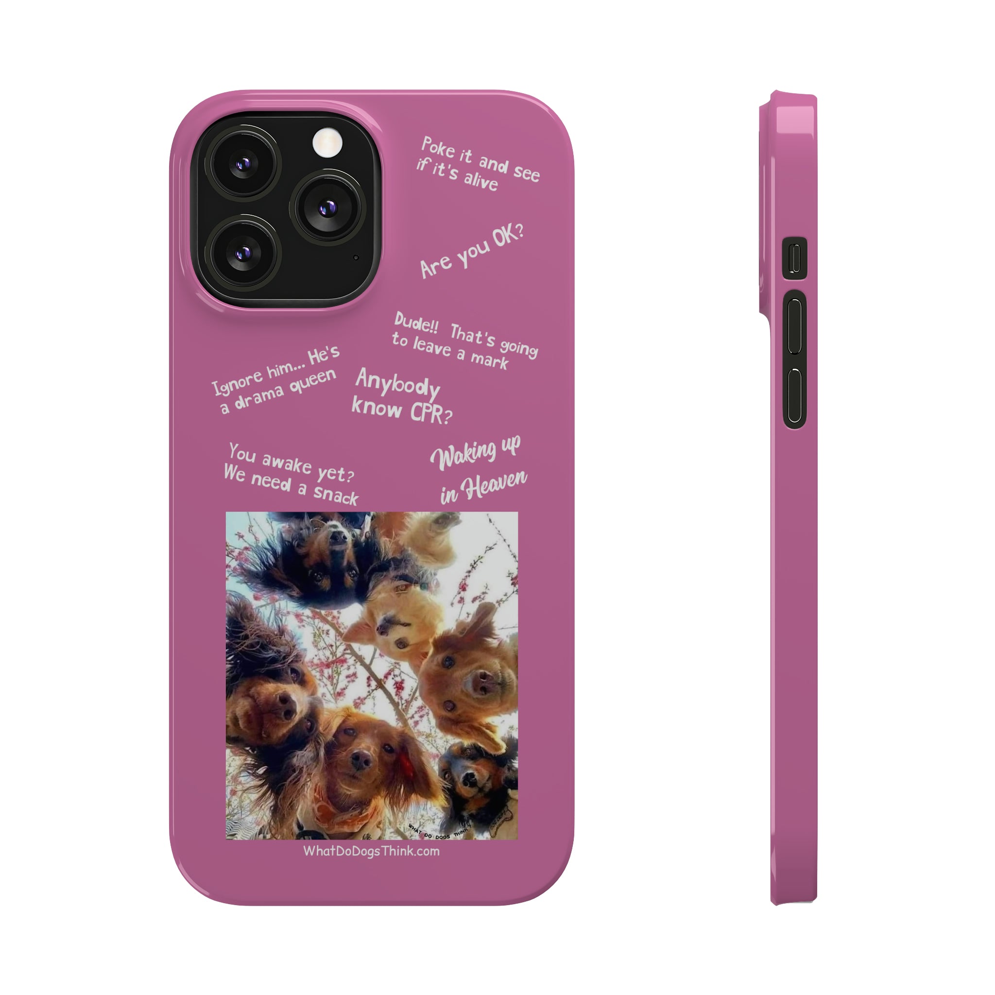 Are You OK?  Compilation    Pink Slim Phone Cases