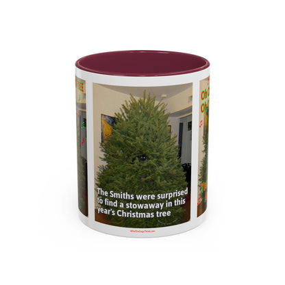 Christmas Tree Cat Mug