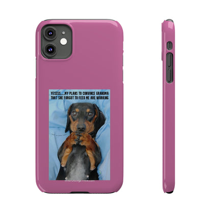 Grandma    Pink Slim Phone Cases