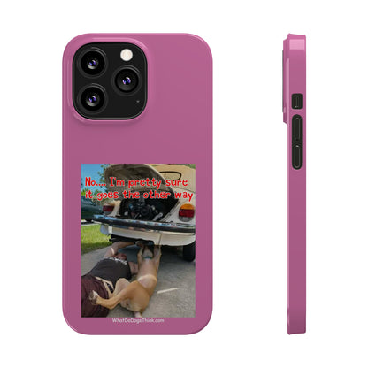 Other Way    Pink Slim Phone Cases