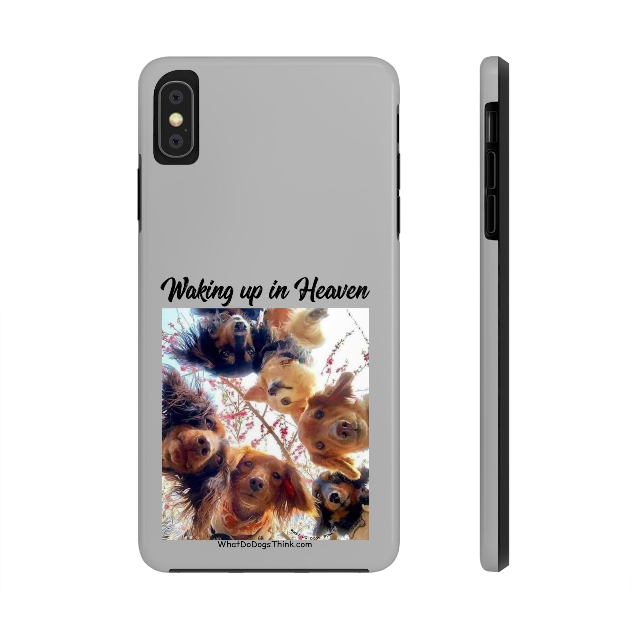 Waking Up in Heaven   Grey Tough Phone Cases