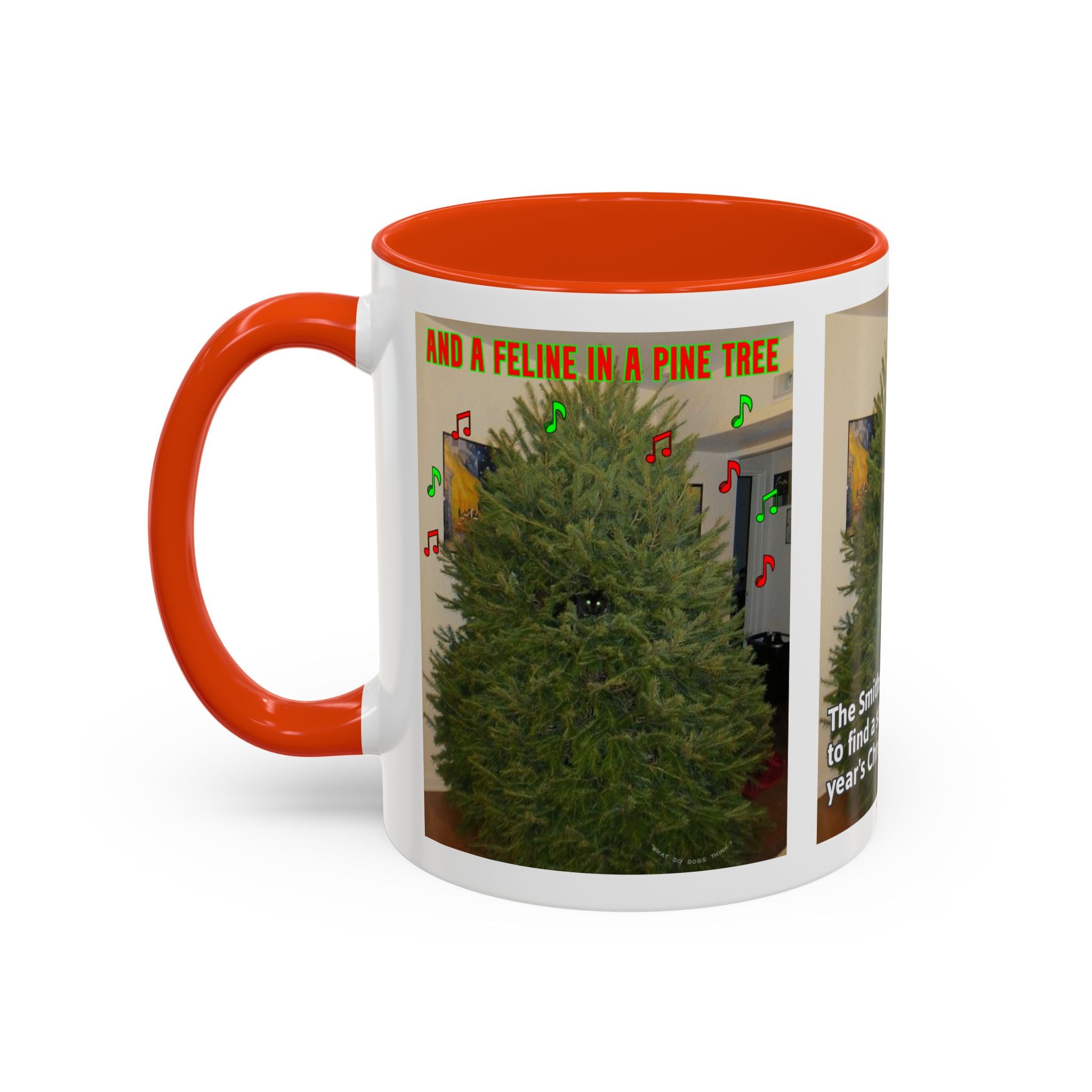 Christmas Tree Cat Mug
