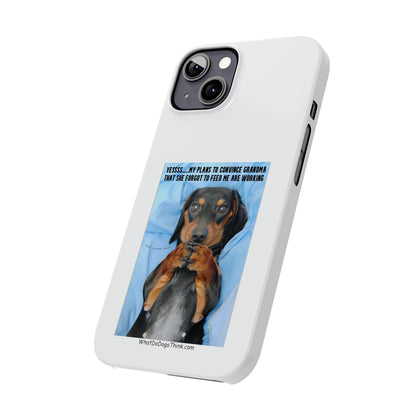 Grandma     White Slim Phone Cases