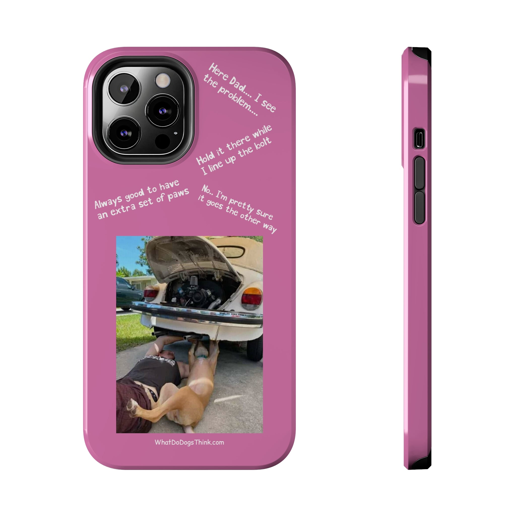 Bug Helper Compilation   Pink Tough Phone Cases