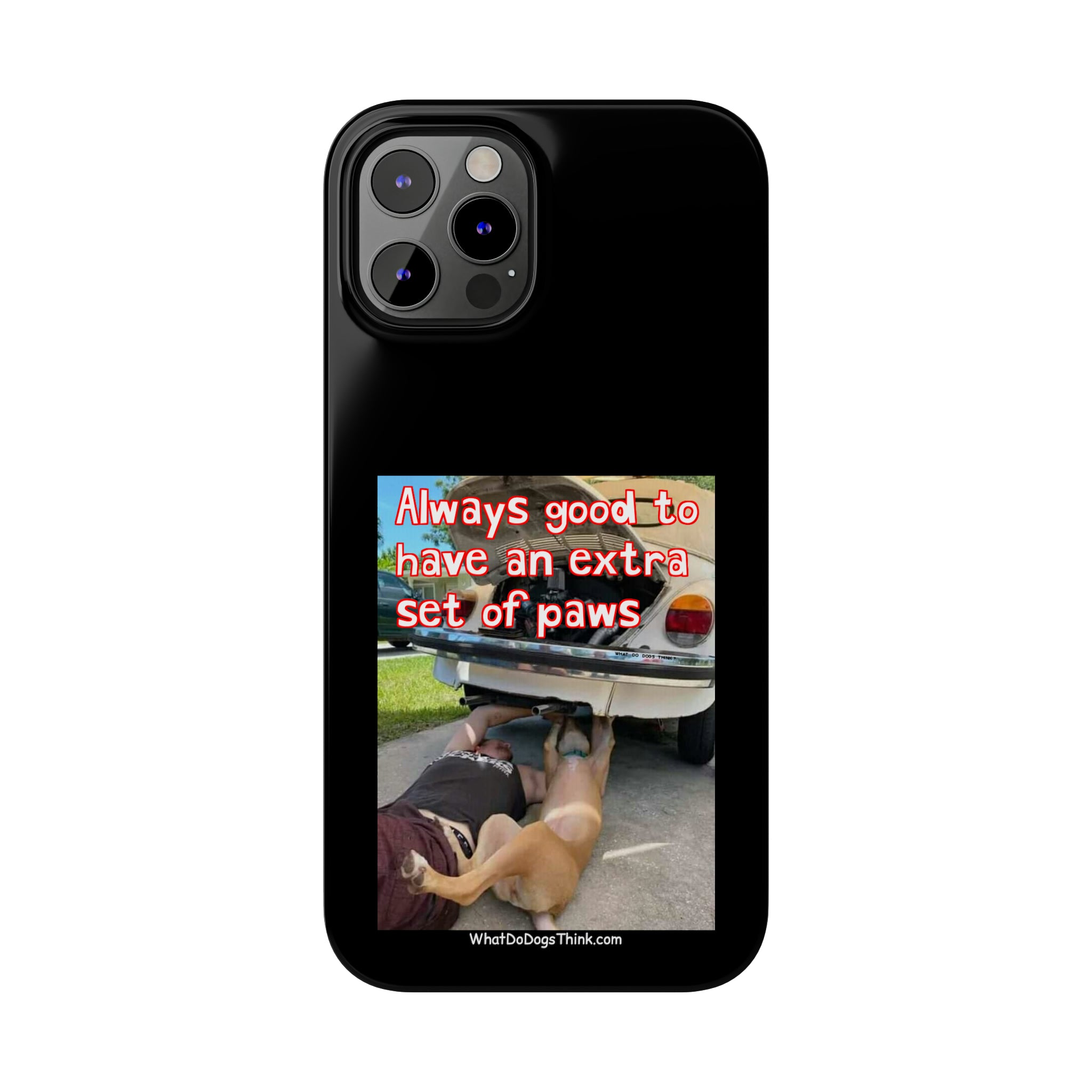 Extra Paws      Black Slim Phone Case