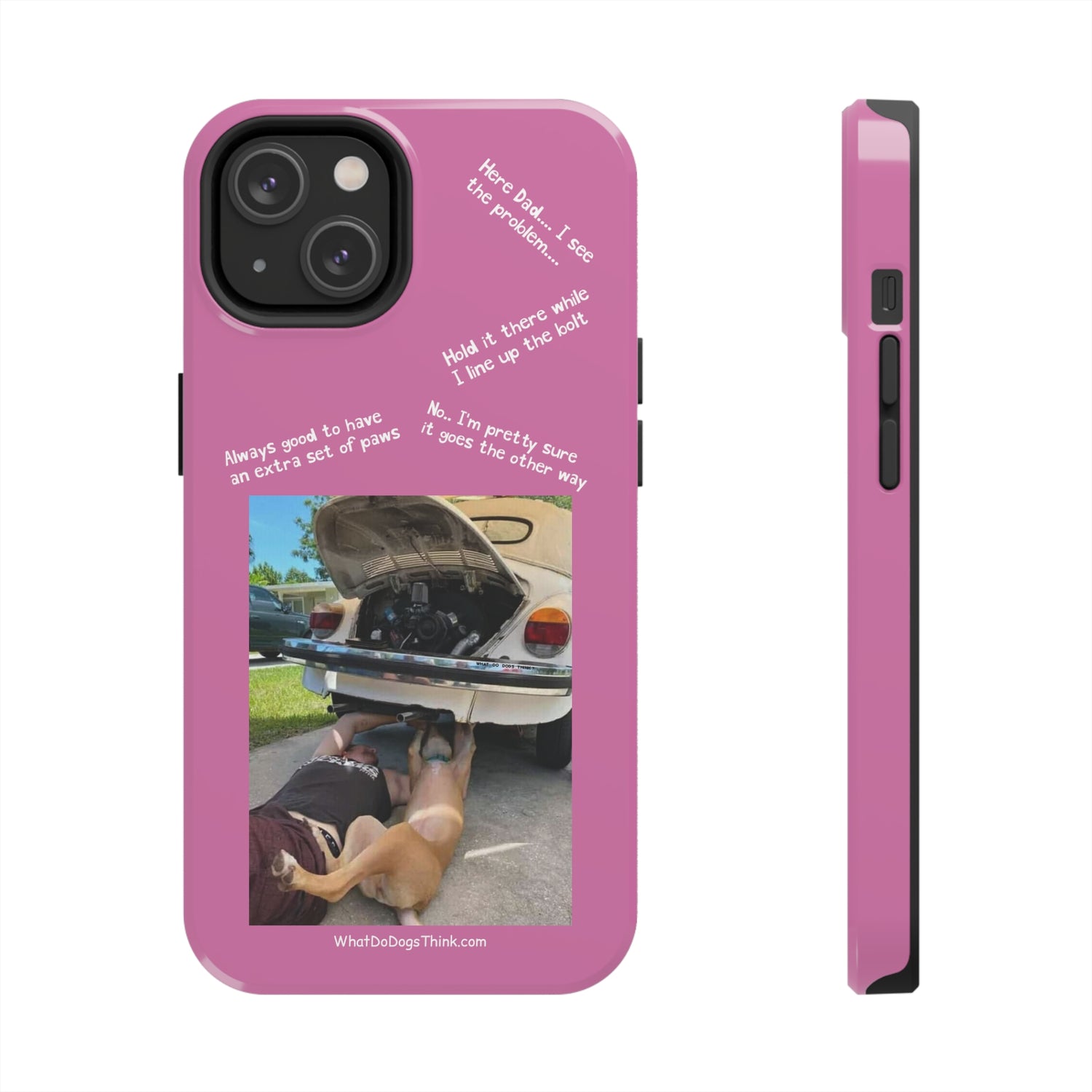 Bug Helper Compilation   Pink Tough Phone Cases