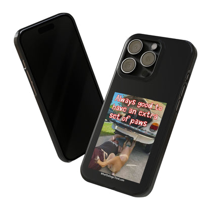 Extra Paws      Black Slim Phone Case