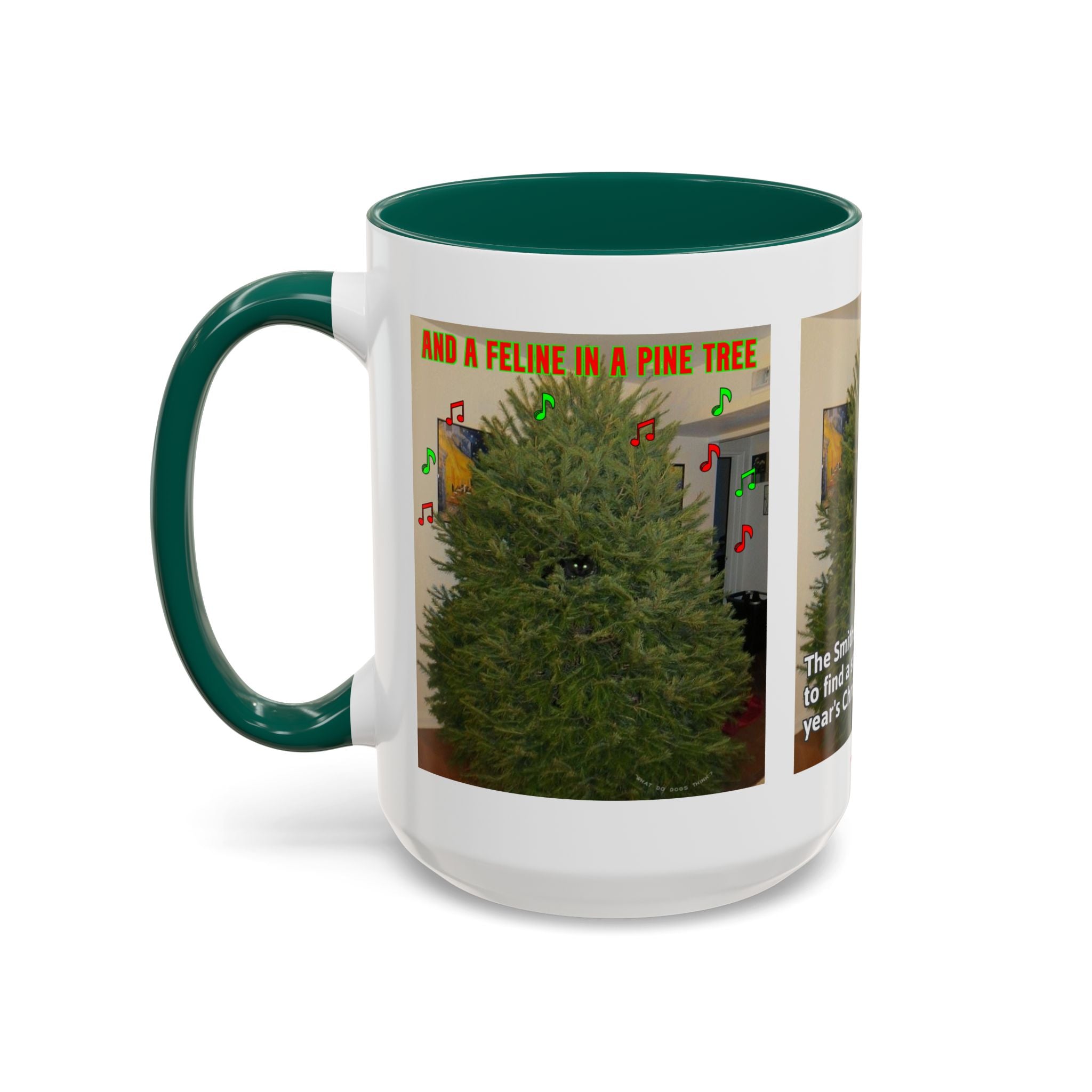 Christmas Tree Cat Mug