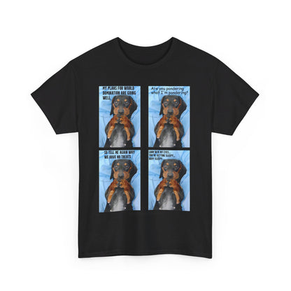 Devious Dachshund  T shirt 