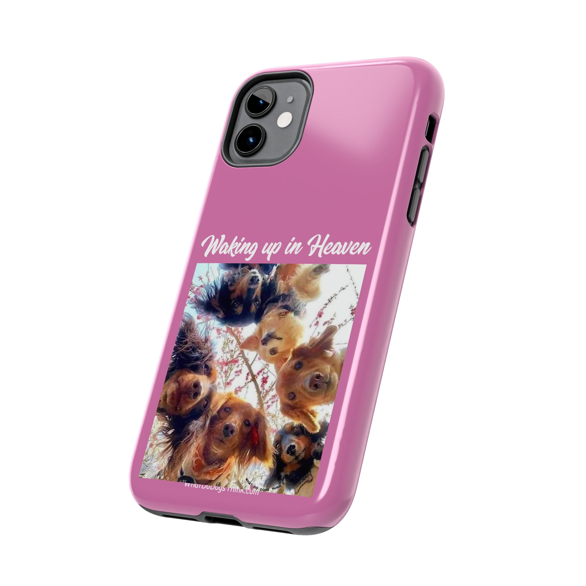 Waking Up in Heaven   Pink Tough Phone Cases