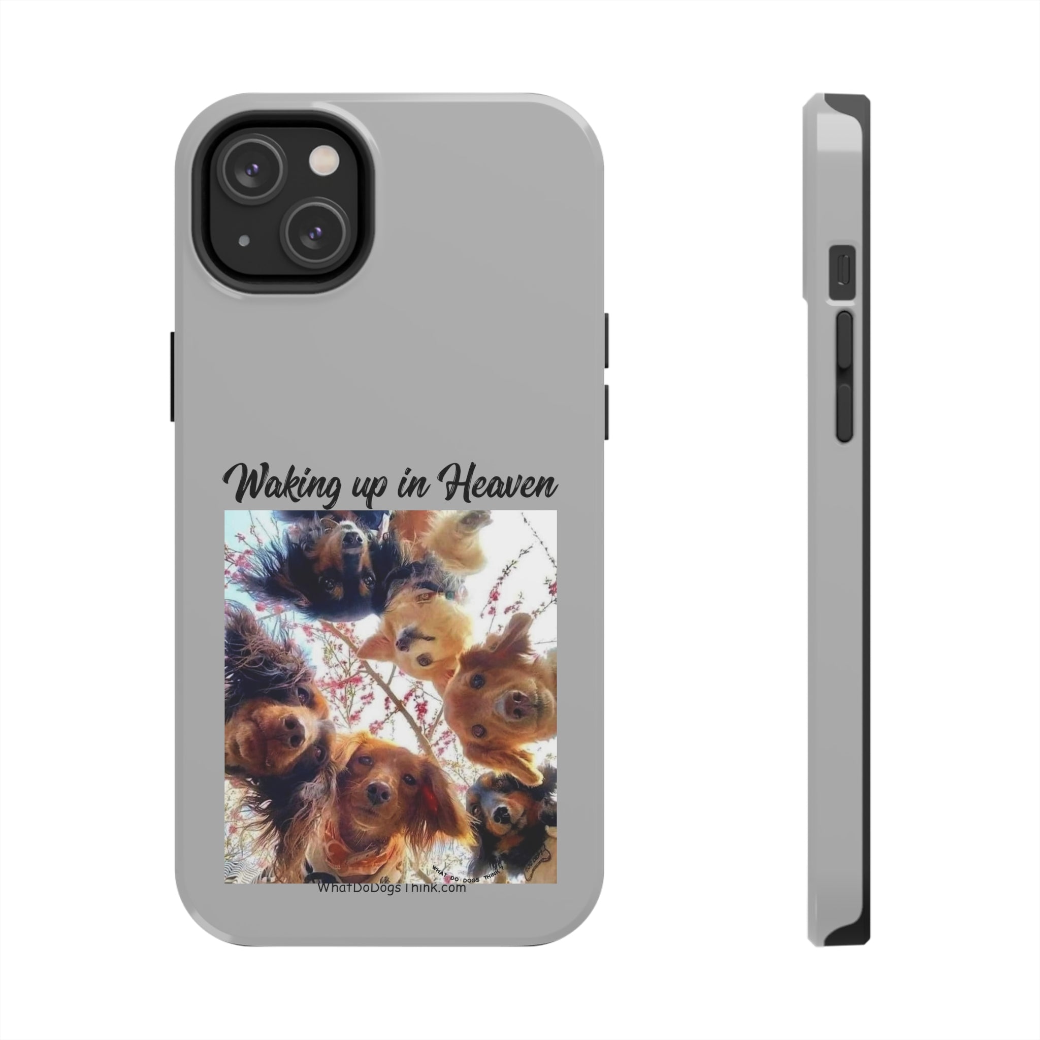 Waking Up in Heaven   Grey Tough Phone Cases